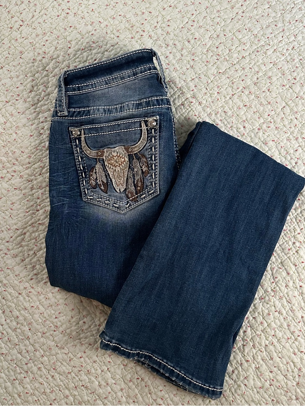 Miss Me Boot Cut Jeans - Picture 2 of 7